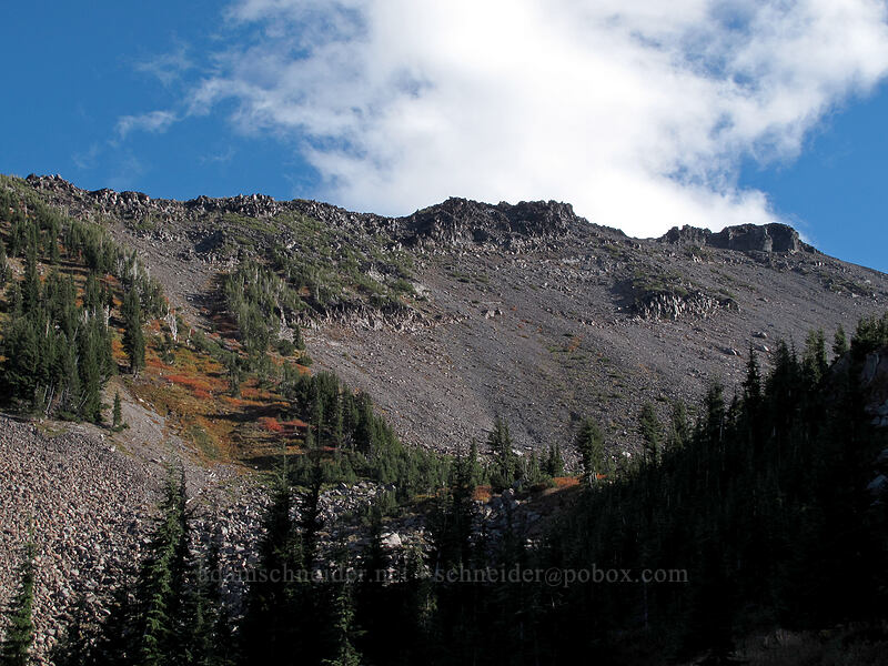 Langille Crags [Timberline Trail, Mt. Hood Wilderness, Hood River County, Oregon]