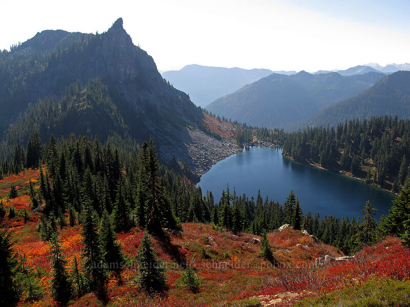 Lichtenberg Mountain & Lake Valhalla [Mt. McCausland, Henry M. Jackson Wilderness, Chelan County, Washington]