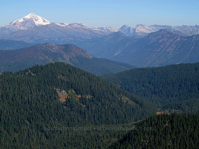 Glacier Peak & Wenatchee Ridge [Mt. McCausland, Henry M. Jackson Wilderness, Snohomish County, Washington]