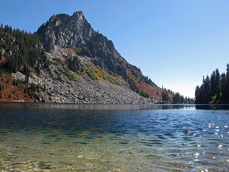 Lichtenberg Mountain & Lake Valhalla [Lake Valhalla, Henry M. Jackson Wilderness, Chelan County, Washington]