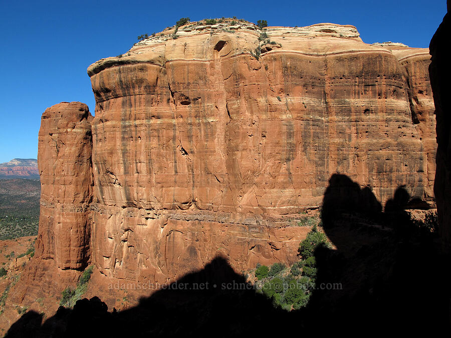 north side of Cathedral Rock [Cathedral Rock, Coconino National Forest, Yavapai County, Arizona]