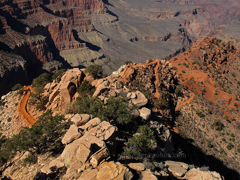 trail down to Cedar Ridge [Ooh-Aah Point, Grand Canyon National Park, Coconino County, Arizona]