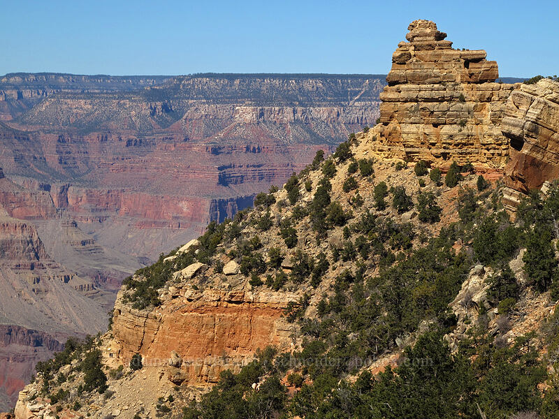 rocky point [South Kaibab Trail, Grand Canyon National Park, Coconino County, Arizona]
