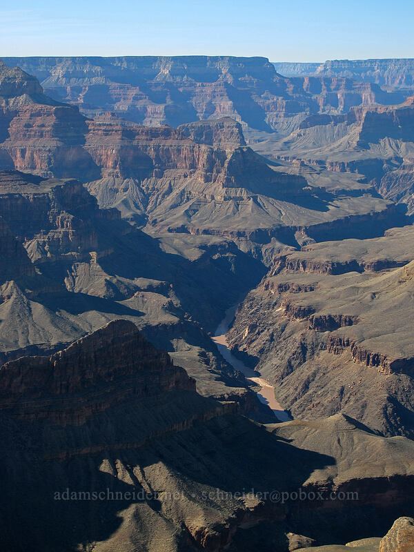 Grand Canyon & Colorado River [Mohave Point, Grand Canyon National Park, Coconino County, Arizona]