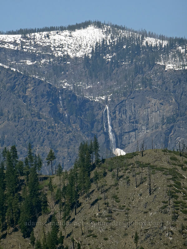Drury Falls [Canyon Crest Trail, CDLT Mountain Home Property, Chelan County, Washington]