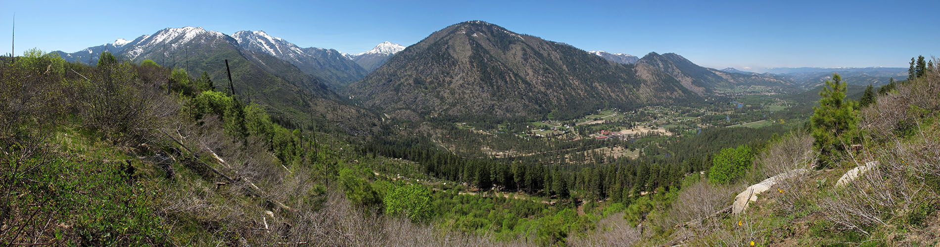 Mountain Home Ridge panorama [Rat Creek Ridge Trail, Wenatchee National Forest, Chelan County, Washington]
