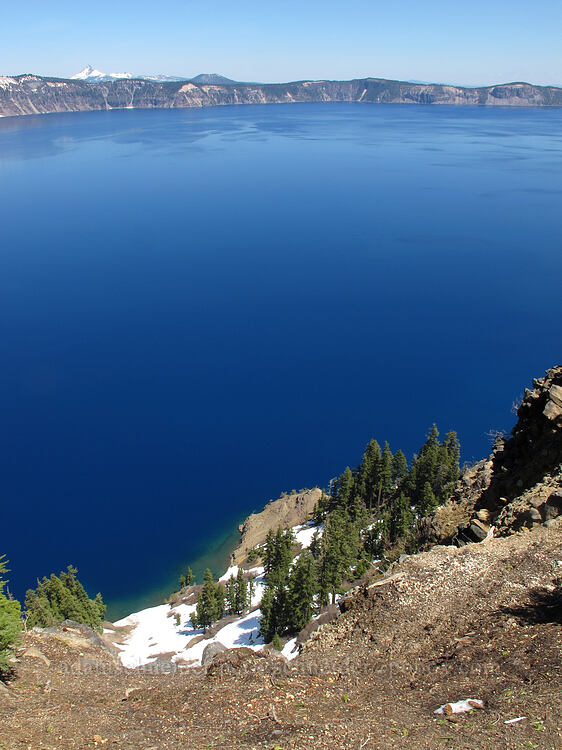 very blue water [Garfield Peak Trail, Crater Lake National Park, Klamath County, Oregon]
