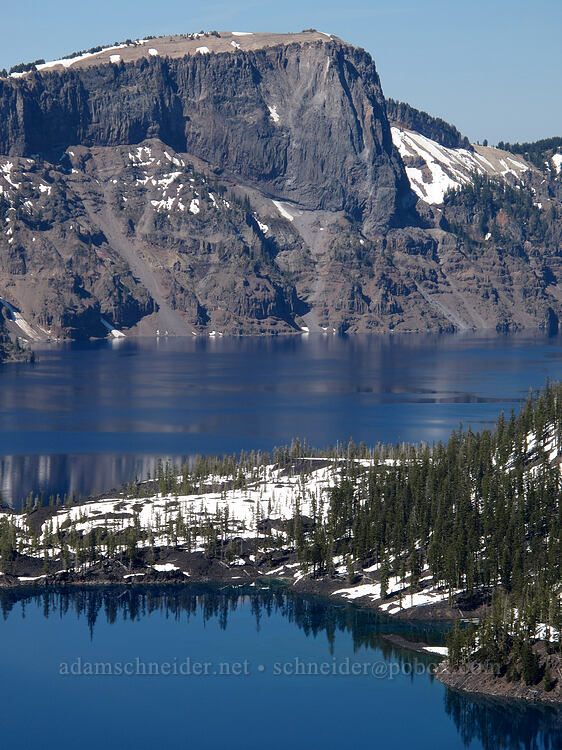 Llao Rock [Discovery Point, Crater Lake National Park, Klamath County, Oregon]