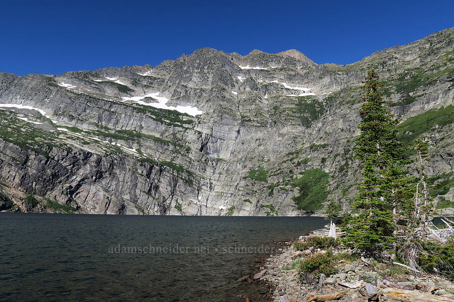 Leigh Lake & Snowshoe Peak [Leigh Lake Trail, Cabinet Mountains Wilderness, Lincoln County, Montana]