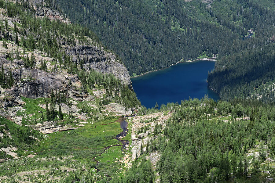 Granite Lake [Snowshoe Peak-Bockman Peak ridge, Cabinet Mountains Wilderness, Lincoln County, Montana]