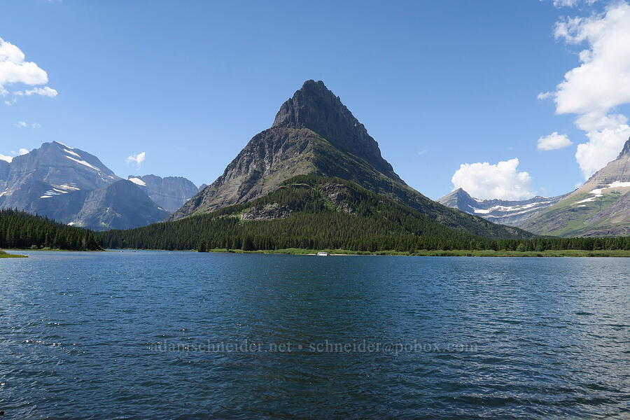 Grinnell Point & Swiftcurrent Lake [Many Glacier, Glacier National Park, Glacier County, Montana]