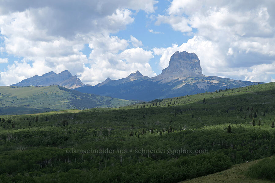Chief Mountain [Chief Mountain Highway, Blackfeet Reservation, Glacier County, Montana]
