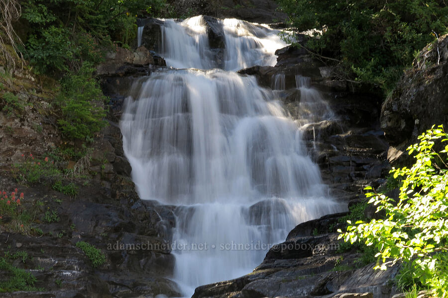 Twin Falls [Twin Falls Trail, Glacier National Park, Glacier County, Montana]