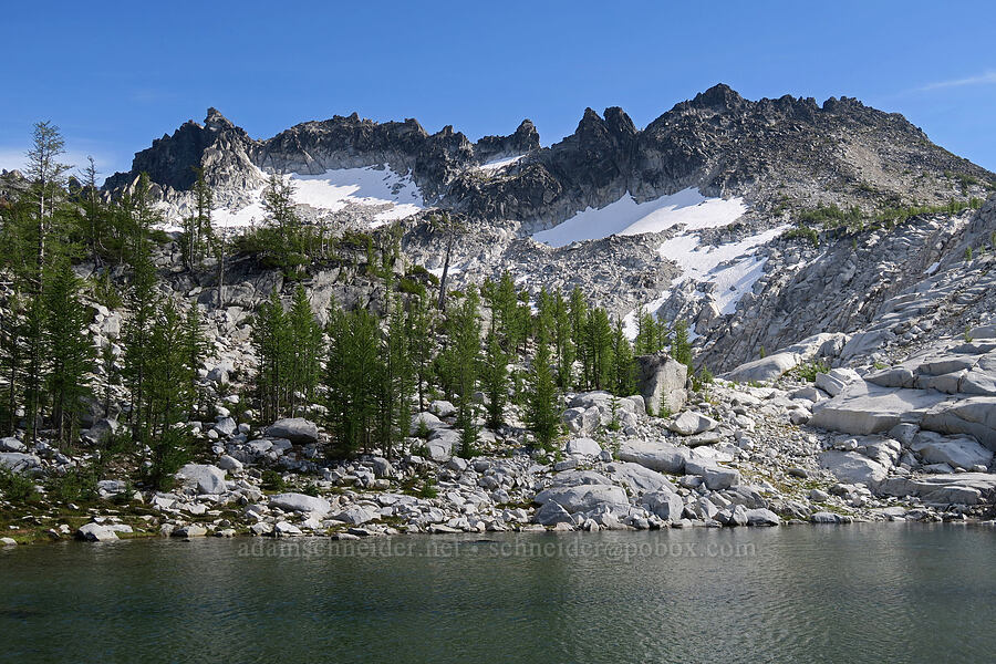 Sprite Lake & McClellan Peak [Snow Lakes Trail, Alpine Lakes Wilderness, Chelan County, Washington]