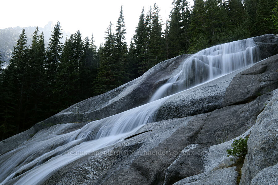 Snow Creek & granite [Snow Lakes Trail, Alpine Lakes Wilderness, Chelan County, Washington]