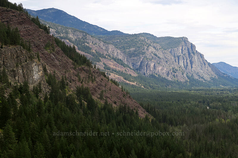 Goat Wall & the Methow River Valley [Forest Road 5400, Okanogan-Wenatchee National Forest, Okanogan County, Washington]