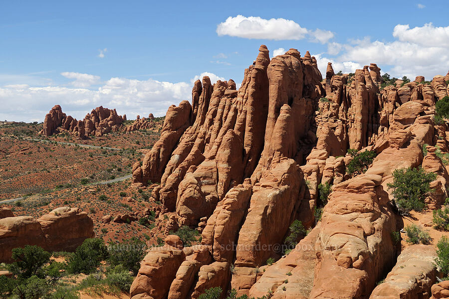 Fiery Furnace pinnacles [Fiery Furnace, Arches National Park, Grand County, Utah]