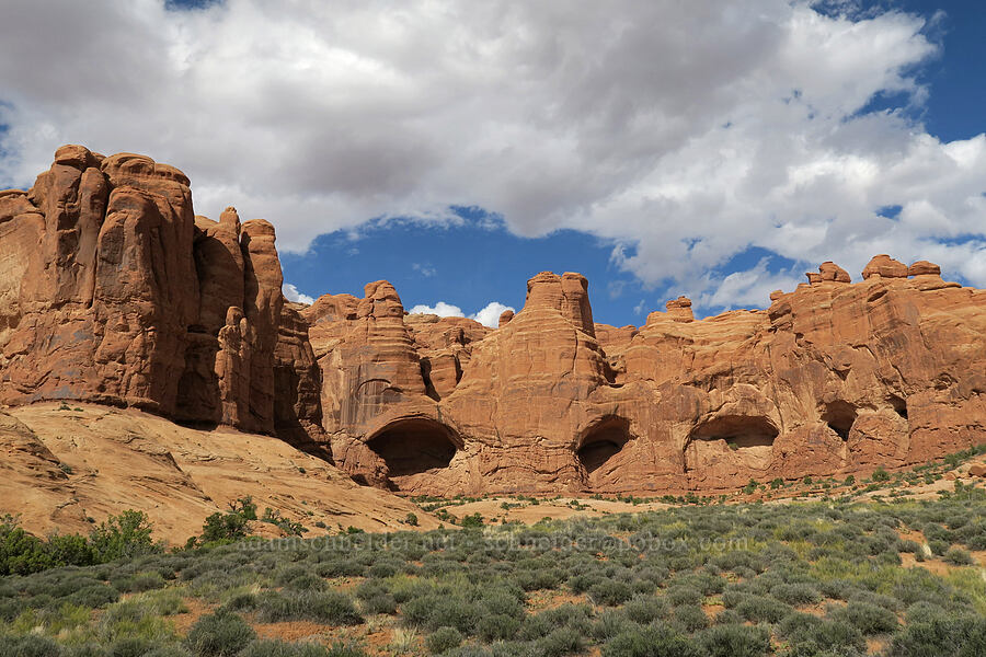Cove of Caves [The Windows Road, Arches National Park, Grand County, Utah]