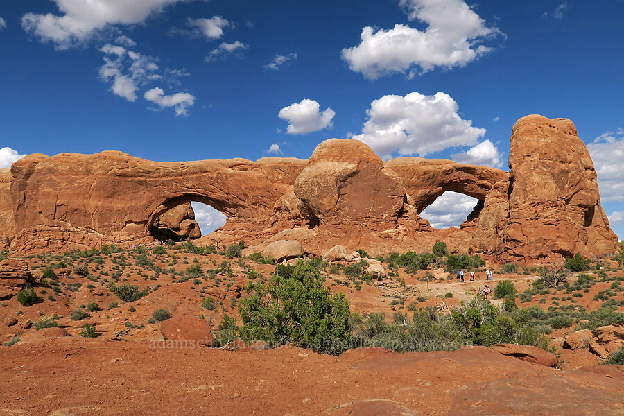 North Window & South Window [Windows Trail, Arches National Park, Grand County, Utah]