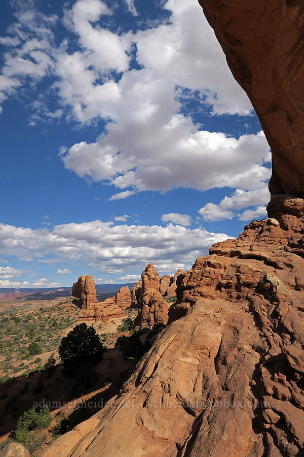 below North Window [Windows Trail, Arches National Park, Grand County, Utah]