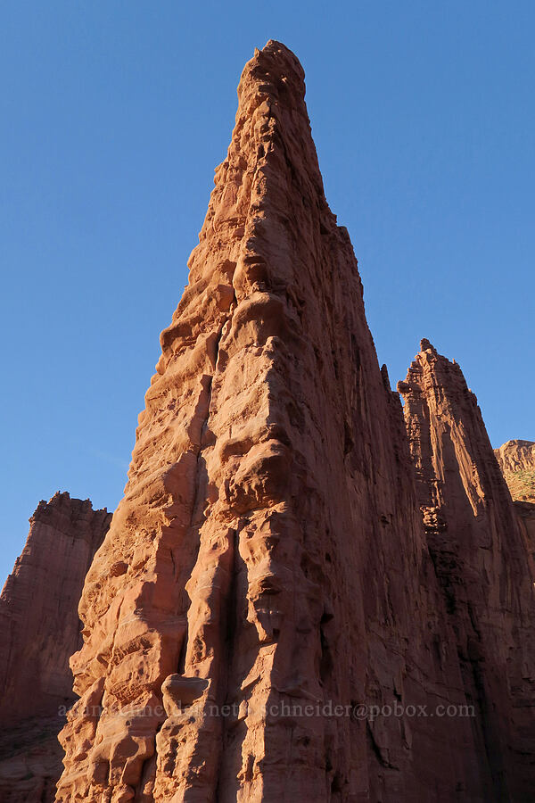 edge of Cottontail Tower [Fisher Towers Trail, Grand County, Utah]