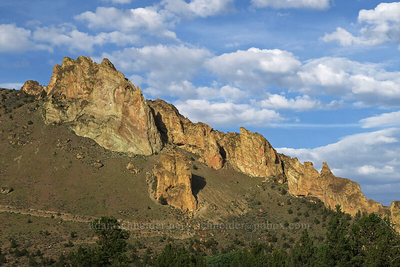 The Marsupials & clouds [Canyon Trail, Smith Rock State Park, Deschutes County, Oregon]