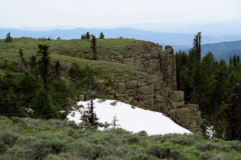 west rim of Lookout Mountain [Line Butte Tie Trail, Ochoco National Forest, Crook County, Oregon]