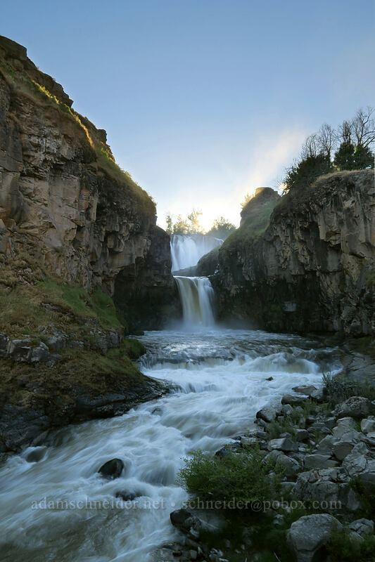 White River Falls & Celestial Falls [White River Falls State Park, Wasco County, Oregon]