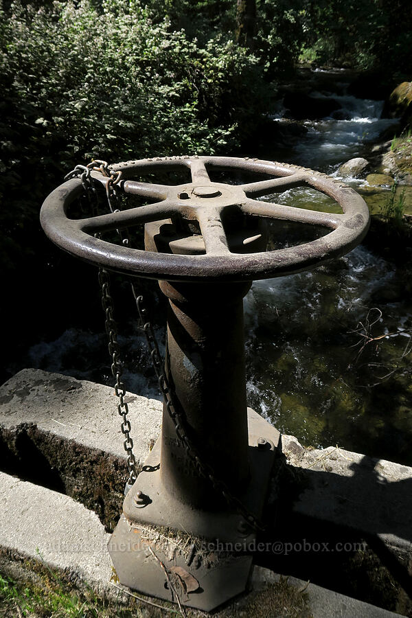 spillway wheel [Lithia Park, Ashland, Jackson County, Oregon]