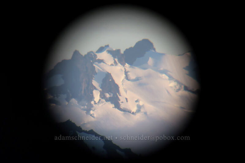 Mt. Olympus through a telescope [Hurricane Ridge, Olympic National Park, Clallam County, Washington]