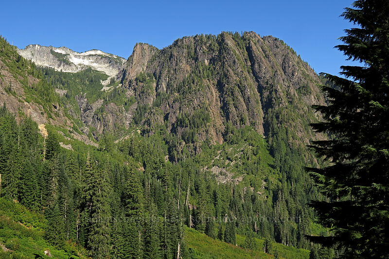 ridges south and southeast of Big Four Mountain [Sunrise Mine Trail, Mount Baker-Snoqualmie National Forest, Snohomish County, Washington]