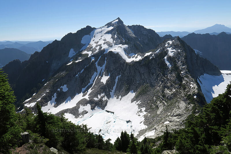 Vesper Peak, Wolf Peak, & Lake Elan [Sperry Peak, Morning Star NRCA, Snohomish County, Washington]