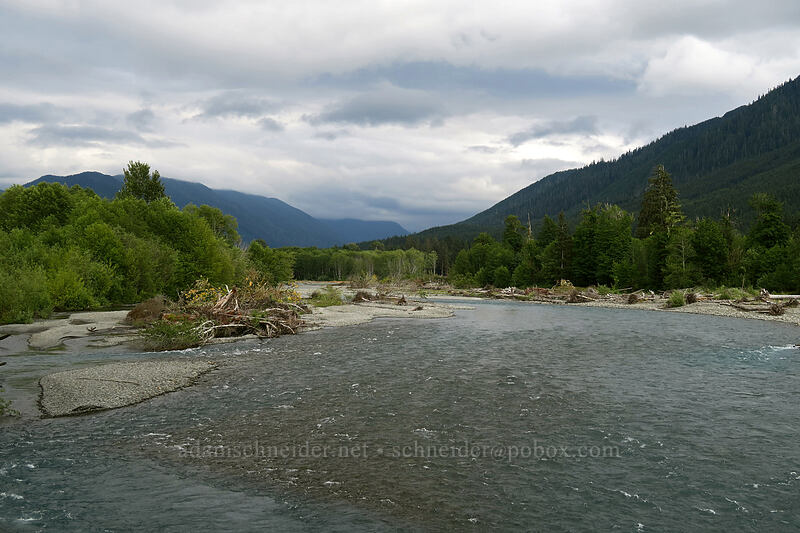 Hoh River [Upper Hoh Road, Olympic National Park, Jefferson County, Washington]