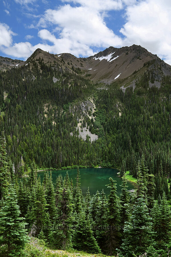 Grand Lake [Grand Pass Trail, Olympic National Park, Clallam County, Washington]