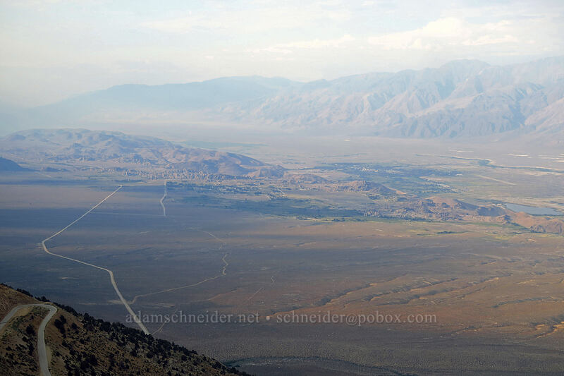 aerial view of the Alabama Hills [Horseshoe Meadows Road, Inyo National Forest, Inyo County, California]