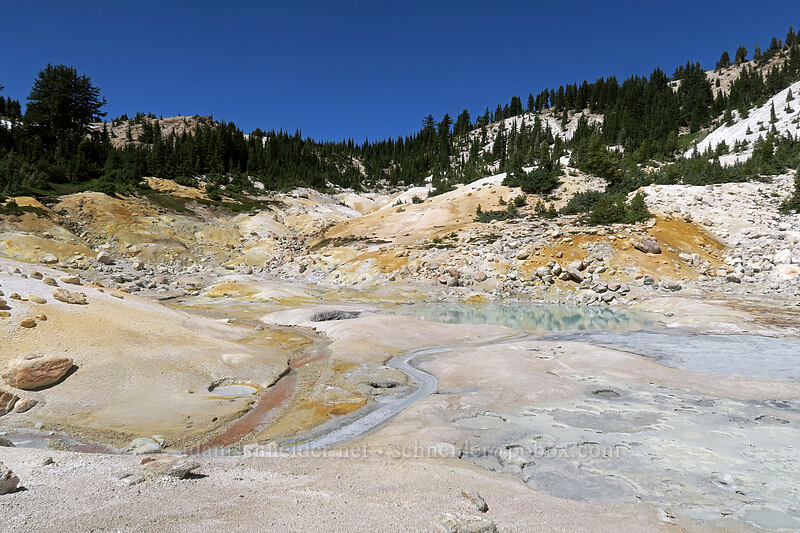 hydrothermal pools [Bumpass Hell, Lassen Volcanic National Park, Shasta County, California]