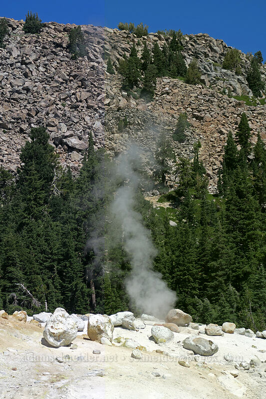 fumarole [Bumpass Hell, Lassen Volcanic National Park, Shasta County, California]