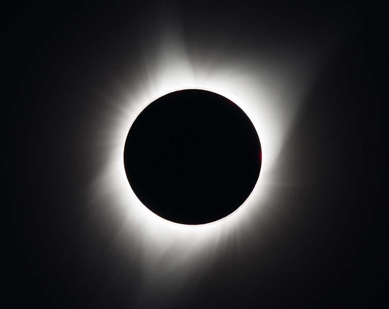 the sun's corona [Madras, Jefferson County, Oregon]