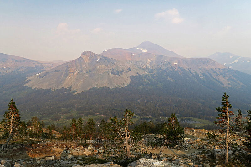 Mount Dana, smoky [Gaylor Lakes Trail, Yosemite National Park, Tuolumne County, California]