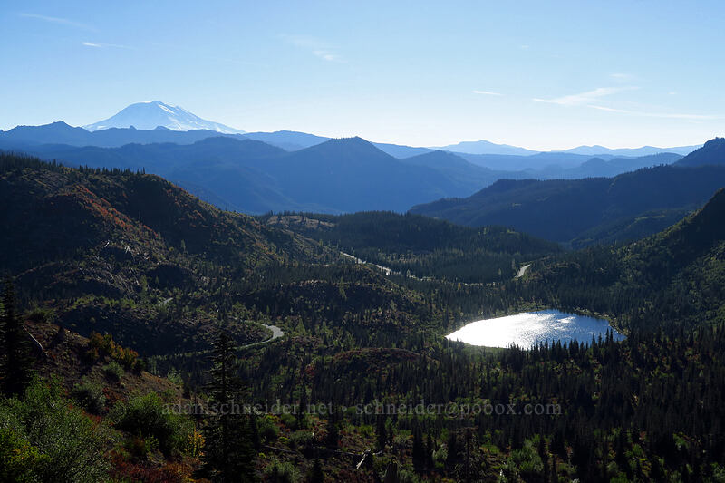 Mount Adams & Meta Lake [Boundary Trail, Mt. St. Helens National Volcanic Monument, Skamania County, Washington]