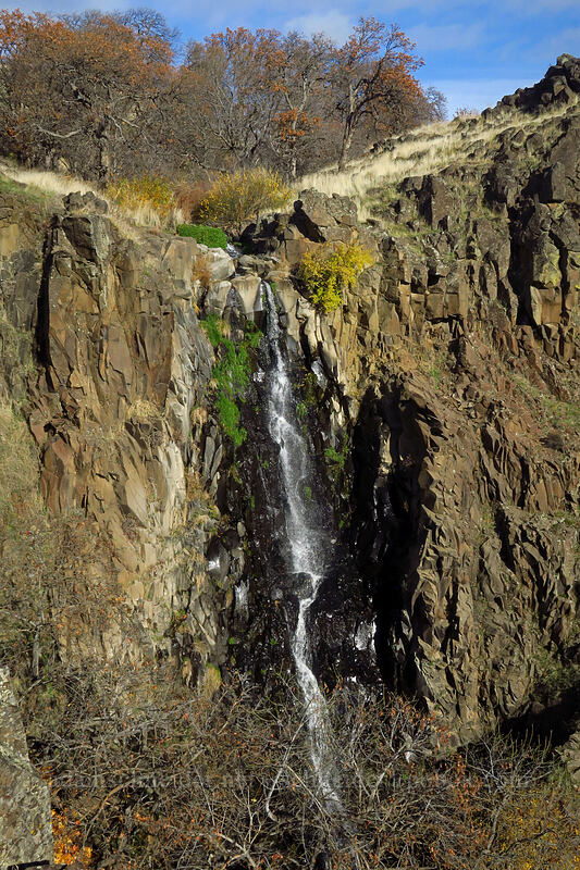 Eightmile Creek Falls [Entry Road, Columbia Hills State Park, Klickitat County, Washington]