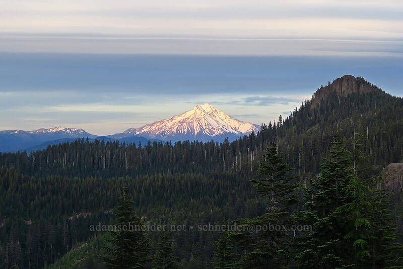 Mt. Jefferson & Dome Rock [Forest Road 2223, Willamette National Forest, Marion County, Oregon]