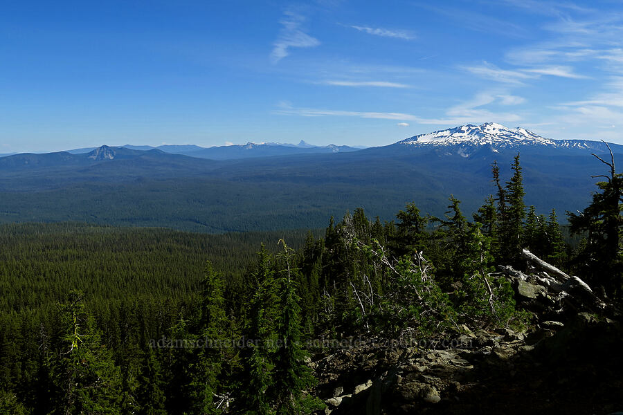 Diamond Peak & Lakeview Mountain [Fuji Mountain Trail, Willamette National Forest, Lane County, Oregon]