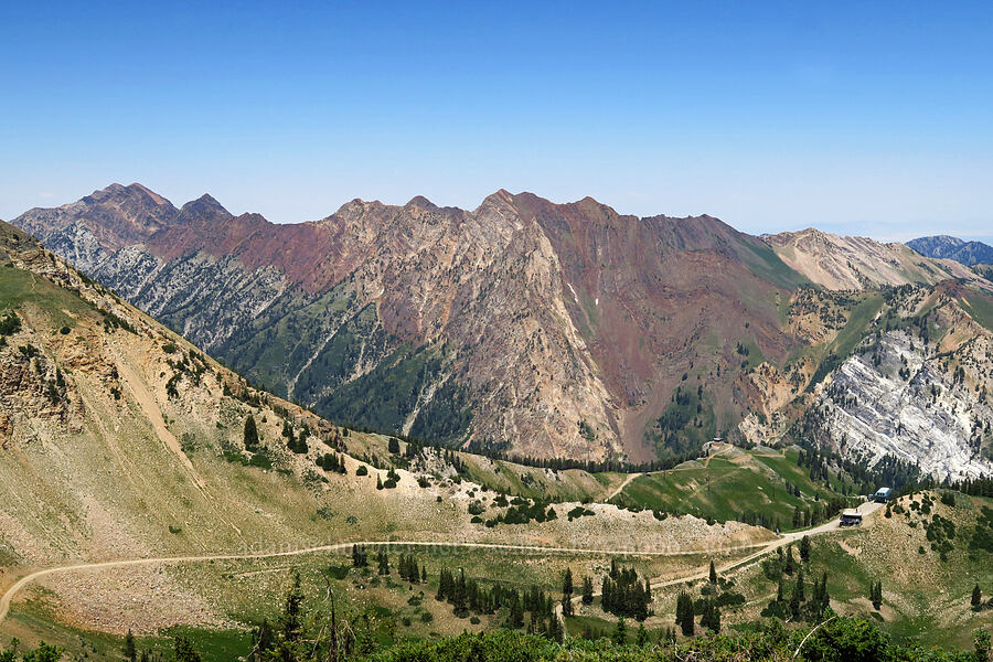 Broad's Fork Twin Peaks & Superior Peak [Sugarloaf Mountain, Alta, Salt Lake County, Utah]