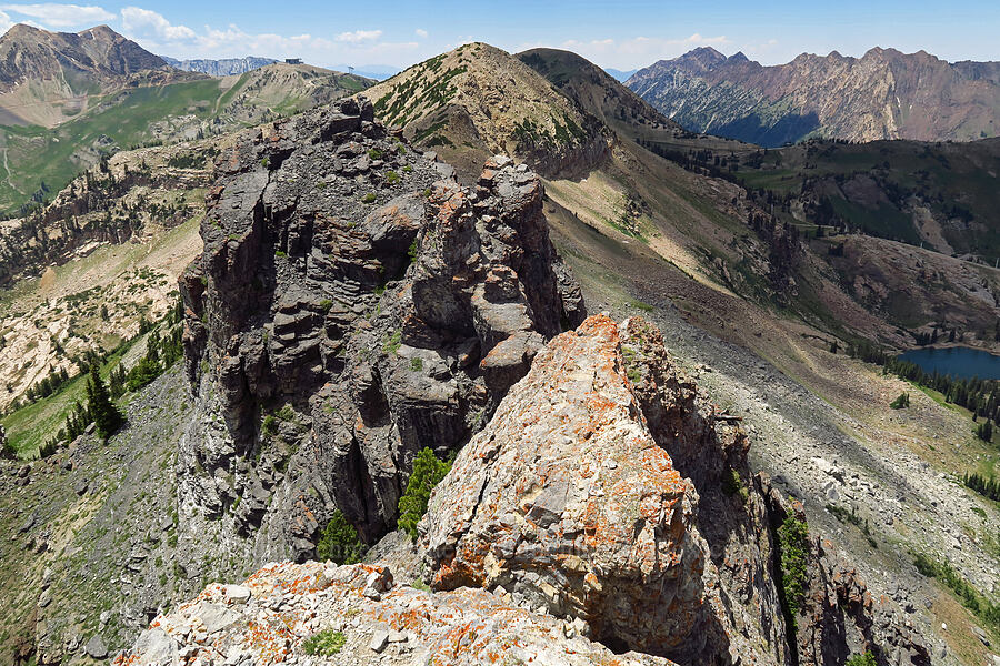 Devil's Castle & Sugarloaf Mountain [Devil's Castle, Alta, Salt Lake County, Utah]