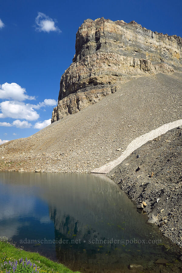 Emerald Lake & The Shoulder [below Mt. Timpanogos, Mount Timpanogos Wilderness, Utah County, Utah]