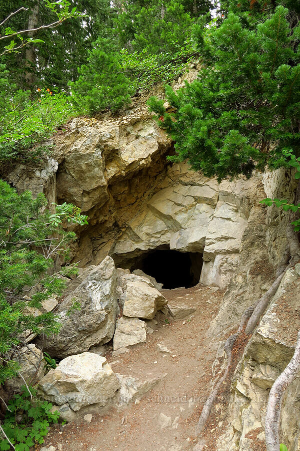 mine entrance? [Lake Solitude Trail, Uinta-Wasatch-Cache National Forest, Salt Lake County, Utah]