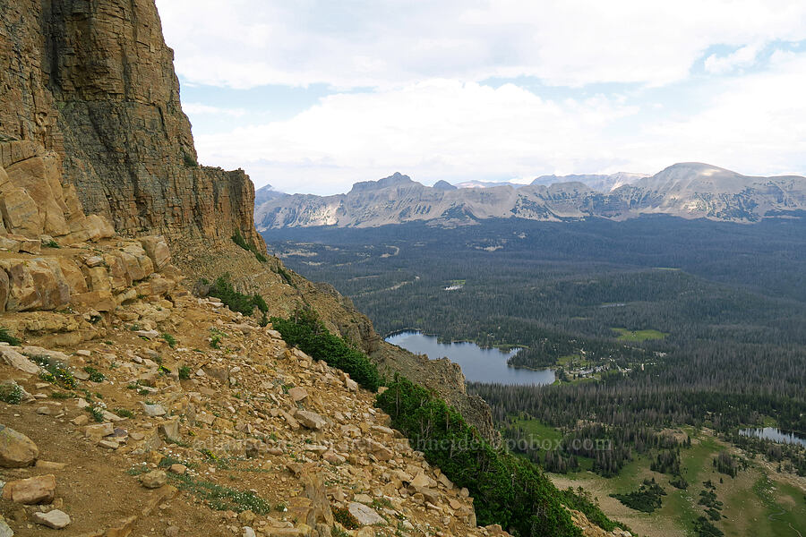 east side of Bald Mountain & Mirror Lake [Bald Mountain Trail, Uinta-Wasatch-Cache National Forest, Summit County, Utah]