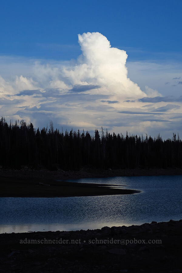 thunderstorms and Lost Lake [Lost Lake, Uinta-Wasatch-Cache National Forest, Summit County, Utah]