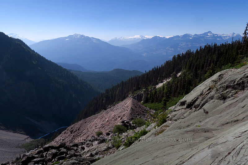 Cloudburst Mountain, Mt. Wood, & Tricouni Peak [Barrier Viewpoint, Garibaldi Provincial Park, British Columbia, Canada]